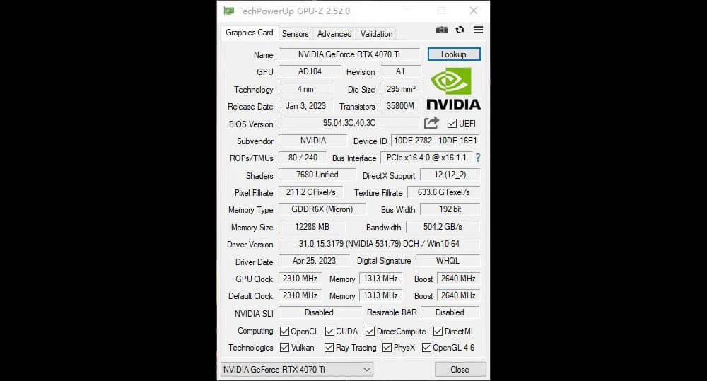Отличный выбор для игр в 2K: PELADN RTX 4070 Ti 12GD6X TAICHI OC