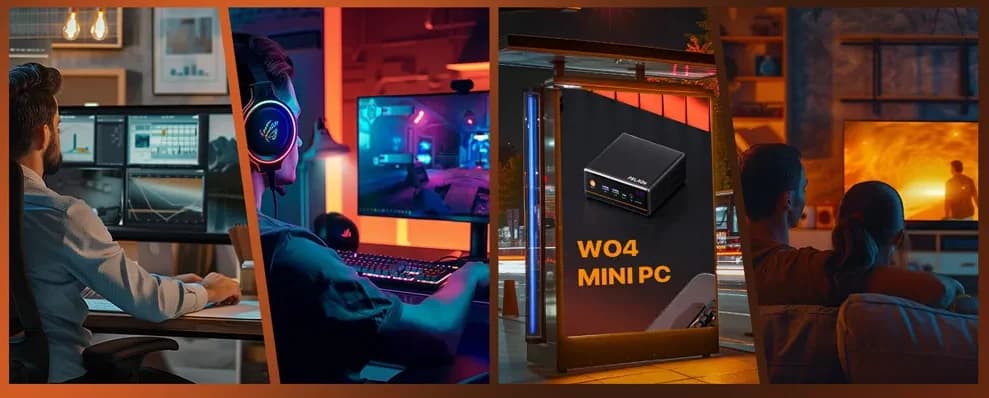 Мини-ПК PELADN WO4 5600H: компактный мощный компьютер для офиса, развлечений и творчества