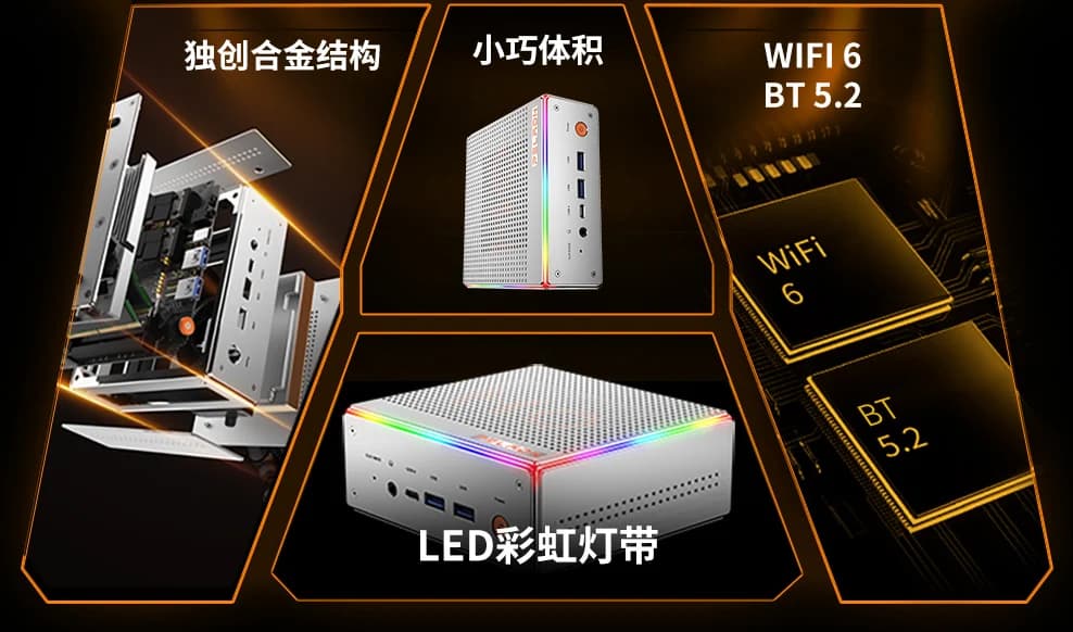 PELADN HO4 13620H Mini PC | Compact Chassis, Ultimate All-Round Performance